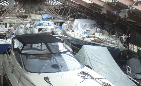 Under cover winter storage